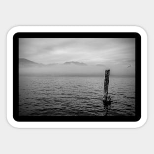 Winter Lake Garda at Castelletto Sticker